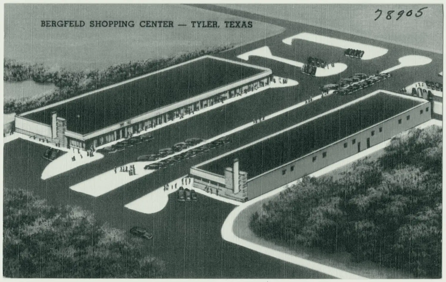 Bergfeld Shopping Center, Tyler, Texas